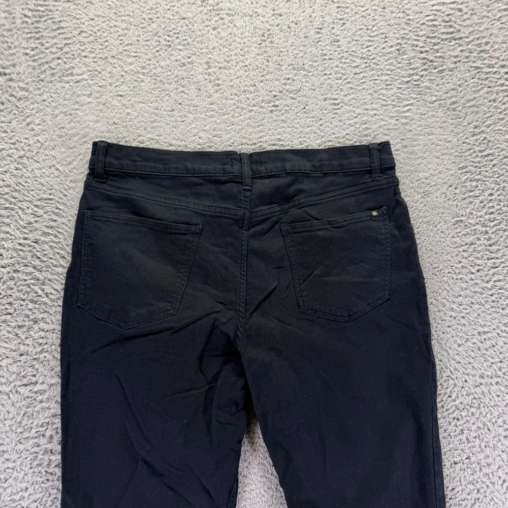 Banana Republic Jeans Men 36x34 Black Cotton Denim Straight Leg Workwear Stretch